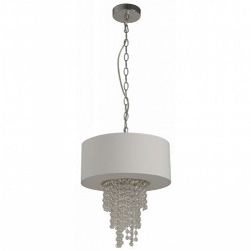 LAMP. TECHO CROMO 3L E27 40W