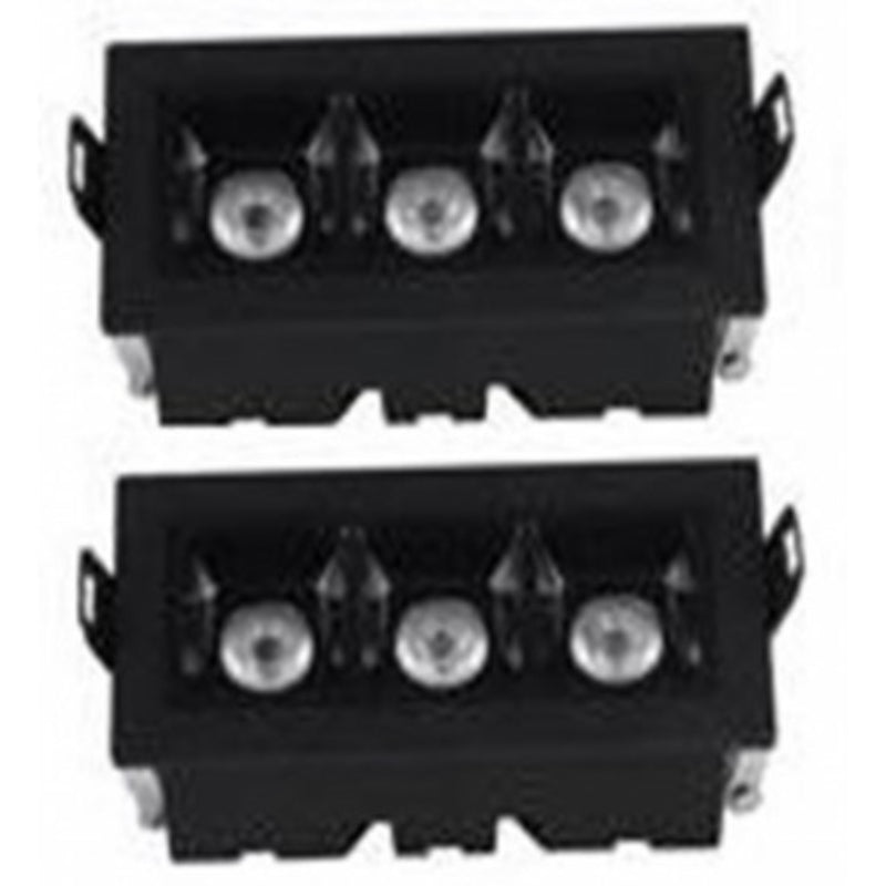 LAMP. LED MINI EMPOTRABLE BLANCO 6W 100-240V 3000K 2 PIEZAS