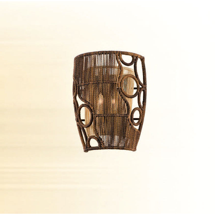 LAMP. APLIQUE HAVANA MARRON 2L E26 60W