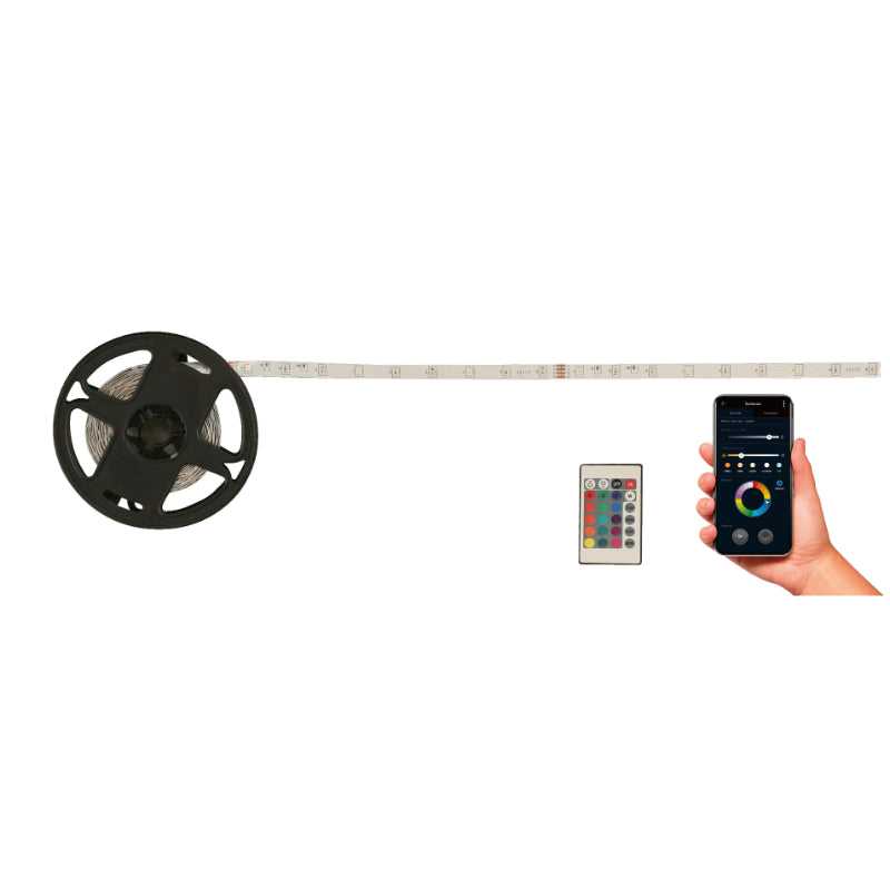CINTA LUMINOSA LED WIFI RGB 5M 7W 100-240V CONTROL REMOTO