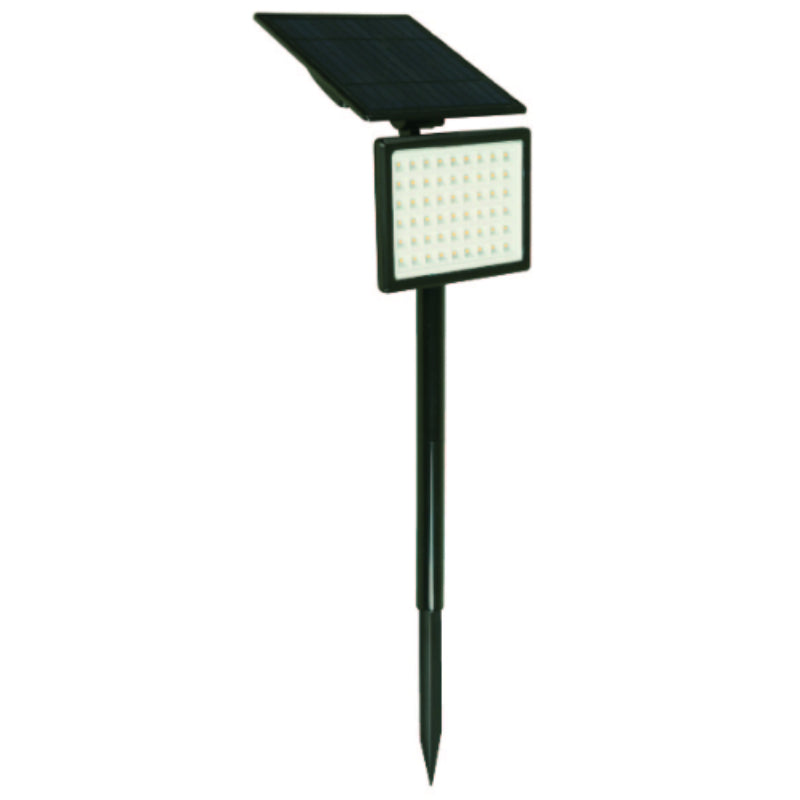 LAMP. EXT. LED ESTACA SOLAR NEGRO 8W 3.7V 3000K