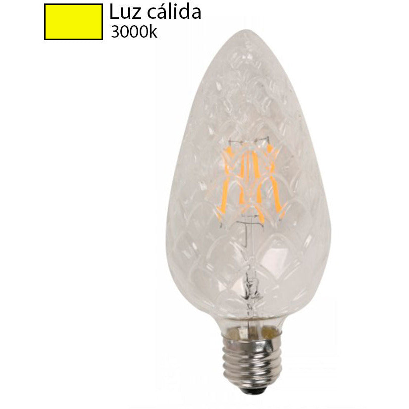 BOMBILLO LED FILAMENTO E27 4W 85-265V 3000K