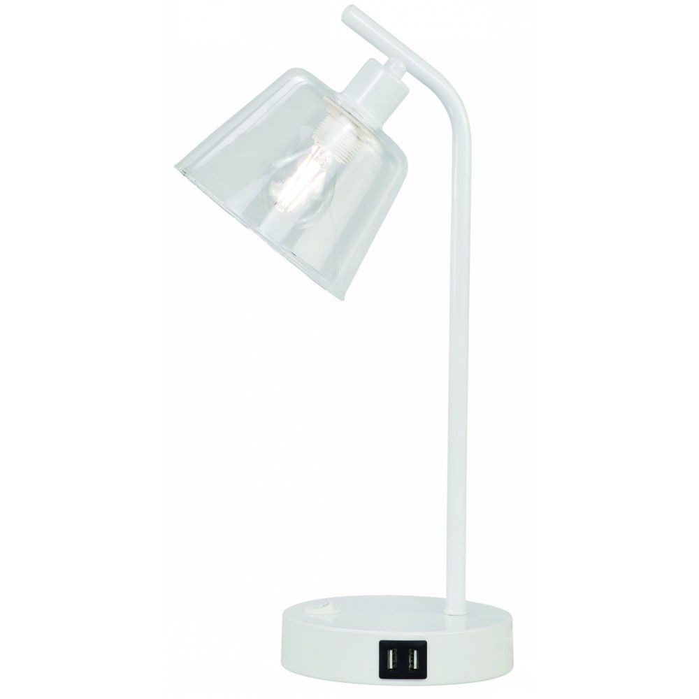 LAMP. MESA BLANCO 1L E14 25W