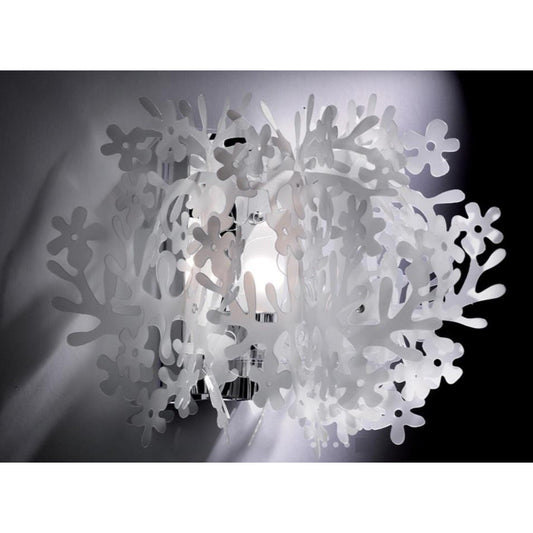 LAMP. PARED FIORELLA BLANCO 1L E14 25W DIM