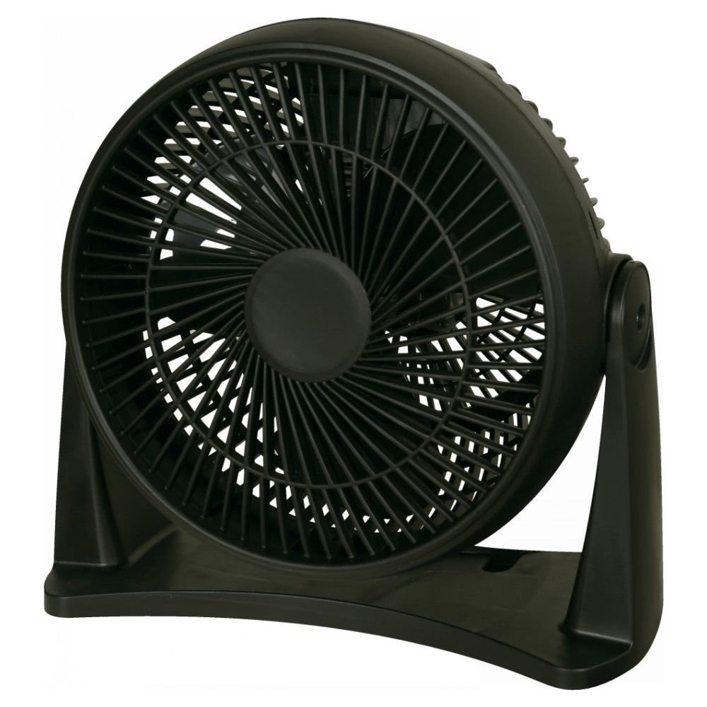 VENTILADOR TURBO DE 8" NEGRO 120V PORTATIL