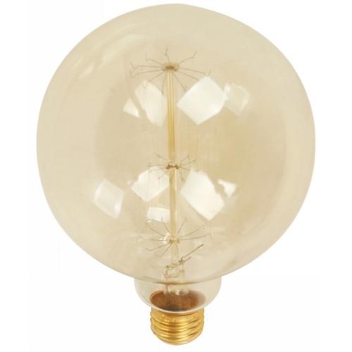 BOMBILLO INCANDESCENTE VINTAGE G125 E27 40W 2700K