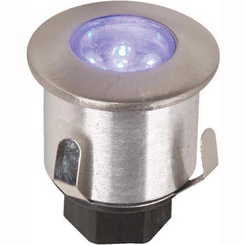 LAMP. EMPOTRABLE DE PISO*LED 6*0.1W*(LED/INC.)*AC/DC CONVERTIBLE*ACAB. EN ACERO INOXIDABLE