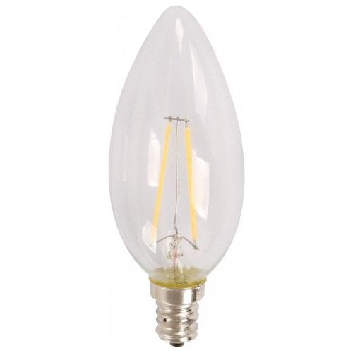 BOMBILLO LED FILAMENTO TORPEDO E12 2W 120V 6000K