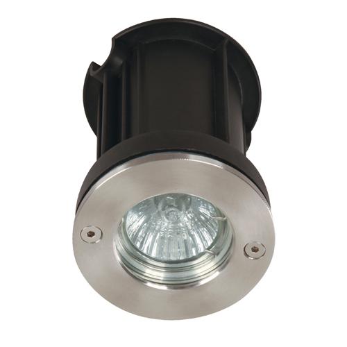 LAMP. EXT. PISO PLATEADO 1L G5.3 35W 12V SUMERGIBLE
