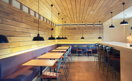 Iluminación de restaurantes, luz que crea ambientes.
