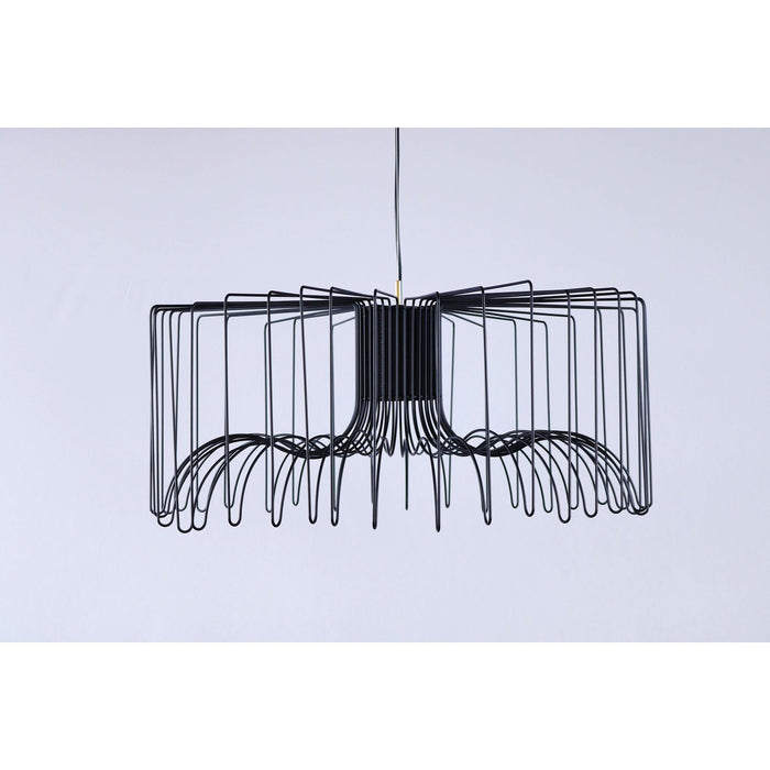 LAMP. COLGANTE NEGRO 1L E27 40W