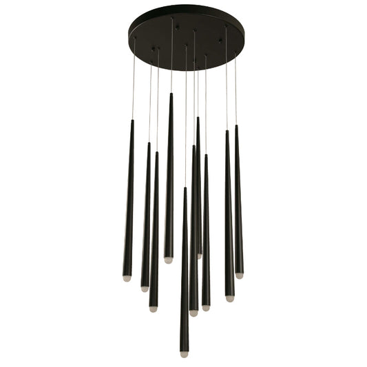 Lámpara Led Colgante Negro 1L 70W 120-277V 3000K