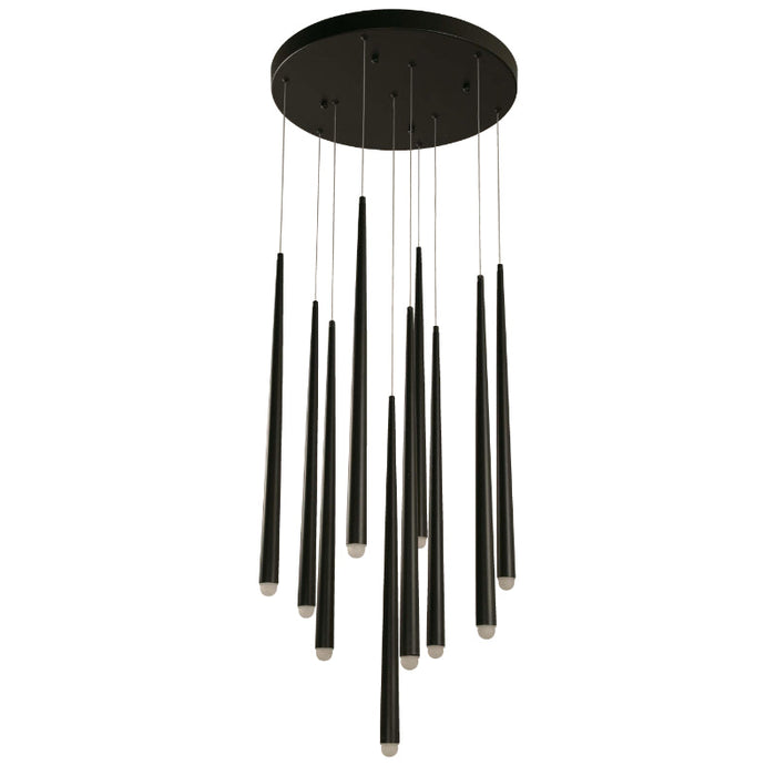 Lámpara Led Colgante Negro 1L 70W 120-277V 3000K