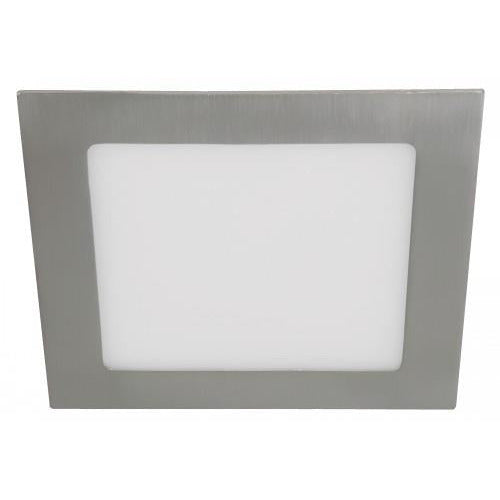 LAMP. LED TECHO NÍQUEL SATINADO 12W 100-277V 6000K