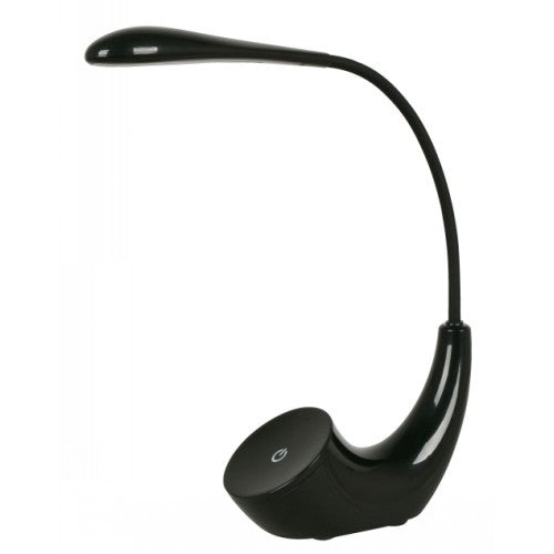 LAMP. LED ESCRITORIO NEGRO 1L 3W 5V 6500K (TOQUE Y ATENUABLE)