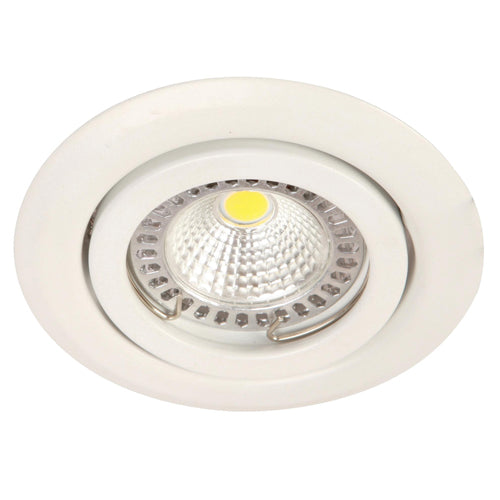 LAMP. LED TECHO BLANCO GU10 3W 100-277V 6000K (BOMBILLO LED INCLUIDO)