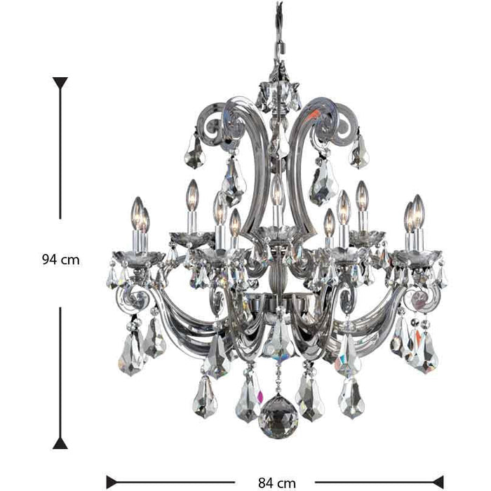 LAMP. COLGANTE CADENCE CHANDELIER 12L E12 60W