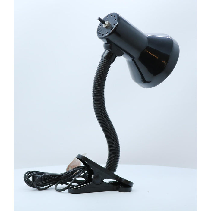 LAMP. ESCRITORIO DE HORQUILLA NEGRO 1L E27 40W