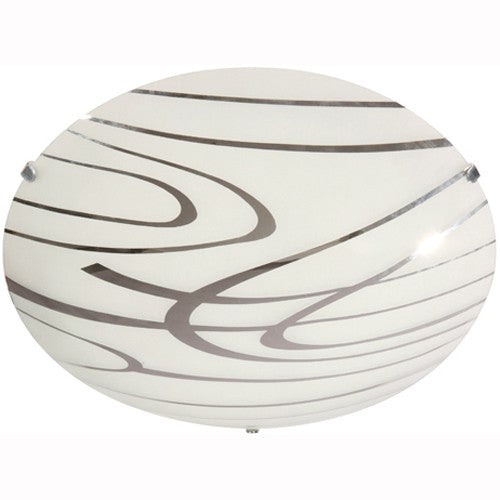LAMP. TECHO CROMO 2L E27 60W
