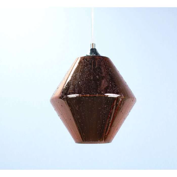 LAMP. COLGANTE CROMO 1L E27 40W