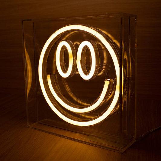 LAMP. LED MESA ACAB. SMILEY FACE NEON ACRYLIC 4.5W 5V 2700K