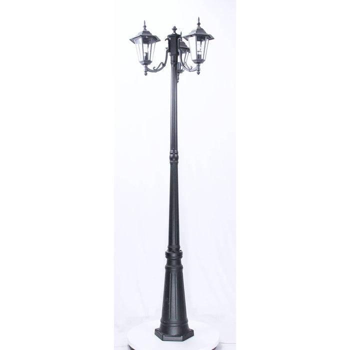 LAMP. EXT. POSTE ORO ANTIGUO 3L E27 100W