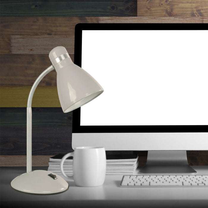 LAMP. ESCRITORIO GRIS 1L E27 40W
