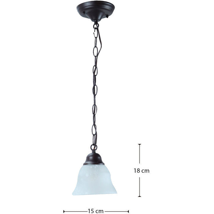 LAMP. COLGANTE CHOCOLATE 1L E27 60W
