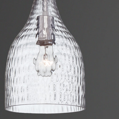 LAMP. COLGANTE PEQUEÑO ALTIMA TRANSPARENTE 1L E26 60W DIM