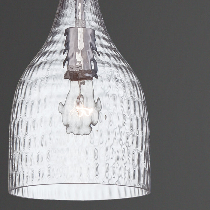 LAMP. COLGANTE PEQUEÑO ALTIMA TRANSPARENTE 1L E26 60W DIM