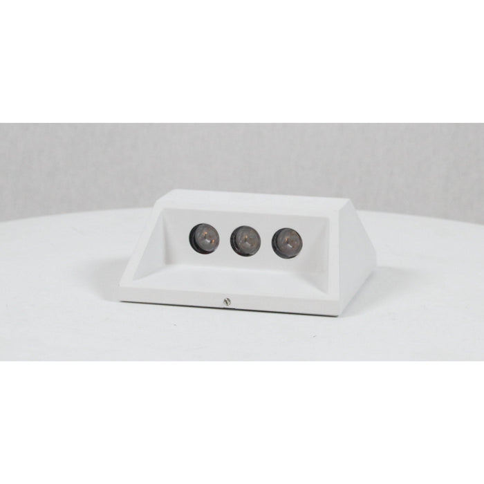 Lámpara Led Exterior  Pared Blanco 1L 7W 100-240V 3000K