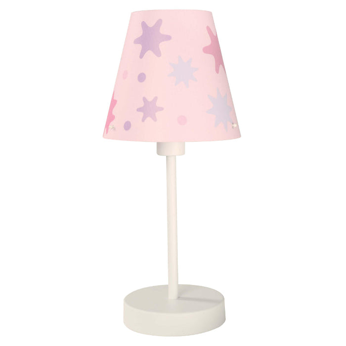 LAMP. DE MESA BLANCO Y MULTICOLOR KIDDY 1L E14 9W