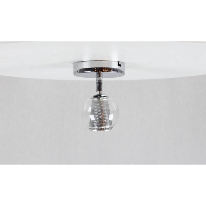 LAMP. TECHO CROMO 1L GU10 50W