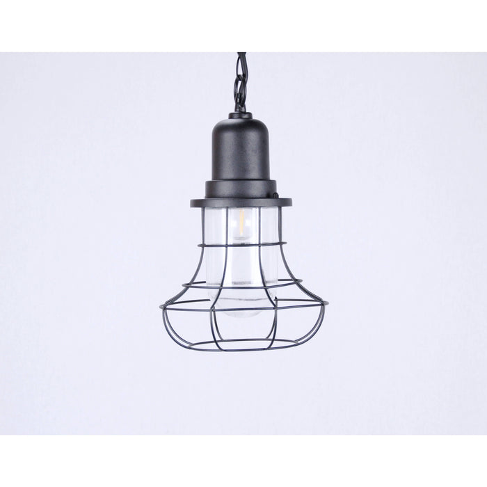 LAMP. EXT. TECHO NEGRO 1L E27 60W