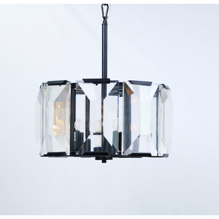 LAMP. COLGANTE NEGRO 6L E27 60W