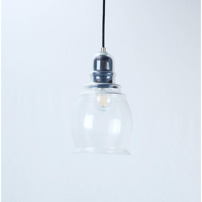 LAMP. COLGANTE NEGRO 1L E27 40W