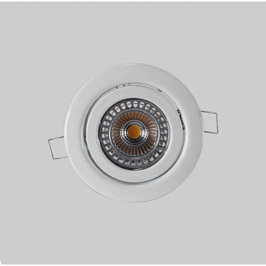 LAMP. LED TECHO BLANCO GU10 5W 100-277V 5000K (BOMBILLO LED INCLUIDO)