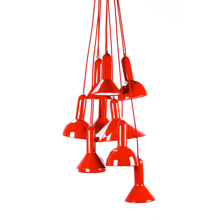 Lámpara Techo Rojo 10L E27 40W