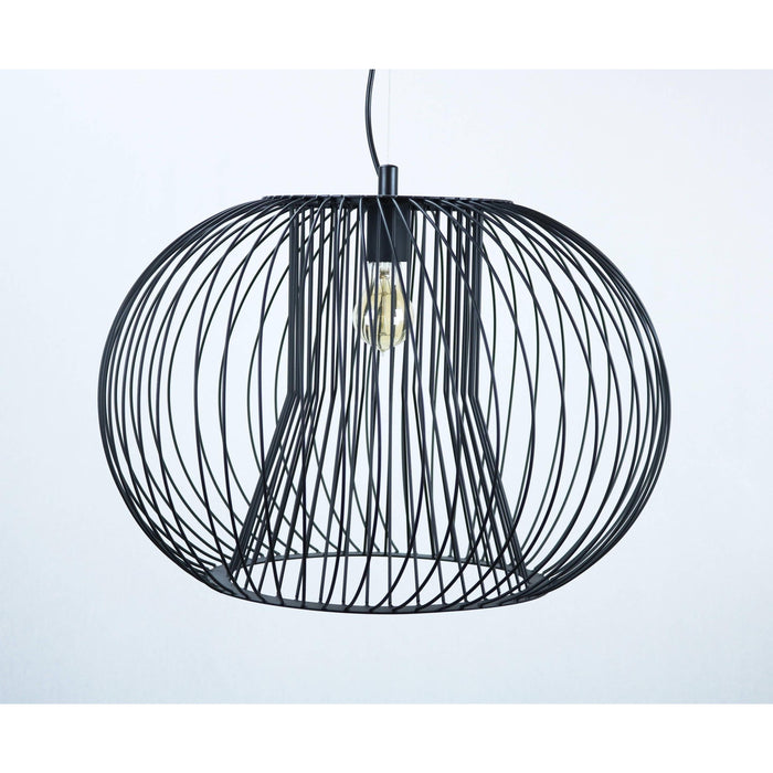 LAMP. COLGANTE NEGRO 1L E27 60W