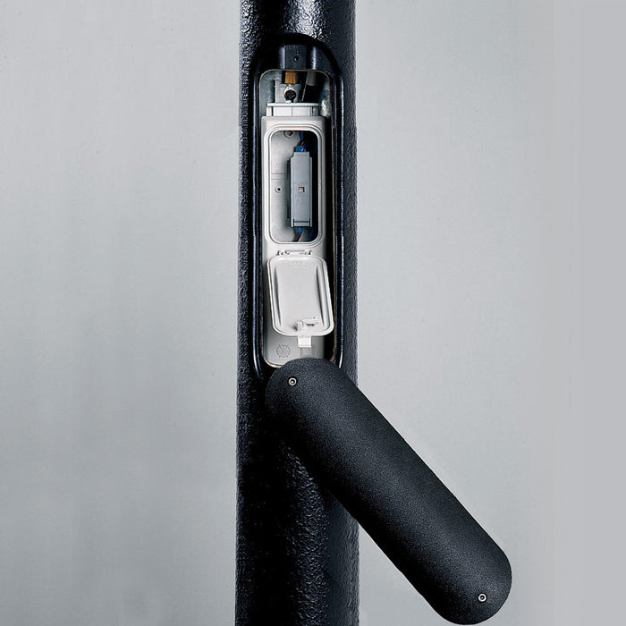 LAMP. EXT. POSTE EKTOR 2500 NEGRO