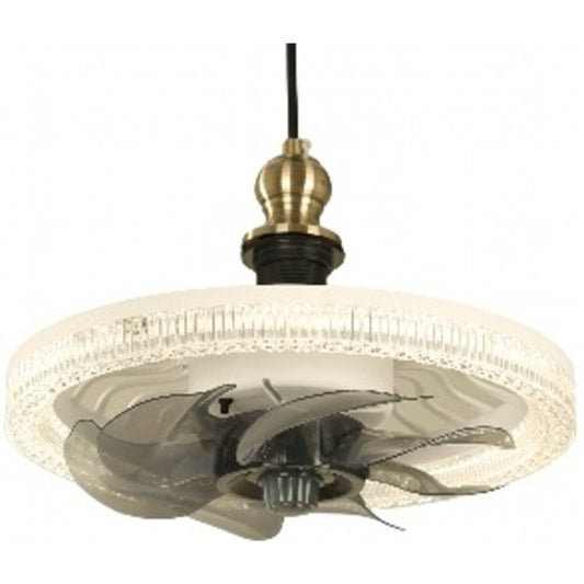VENTILADOR LED DE TECHO BLANCO 12" DC E27 22W 100-240V 3000K-4000K-6500K CONTROL REMOTO
