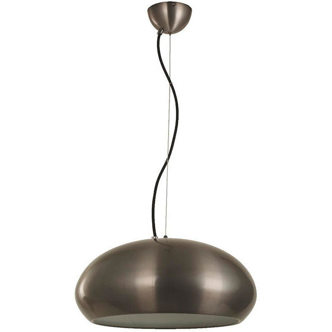 Lámpara Colgante Gris 3L E27 60W