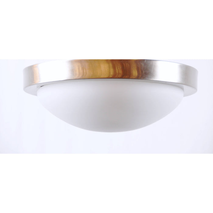 LAMP. TECHO NÍQUEL SATINADO 2L E27 60W