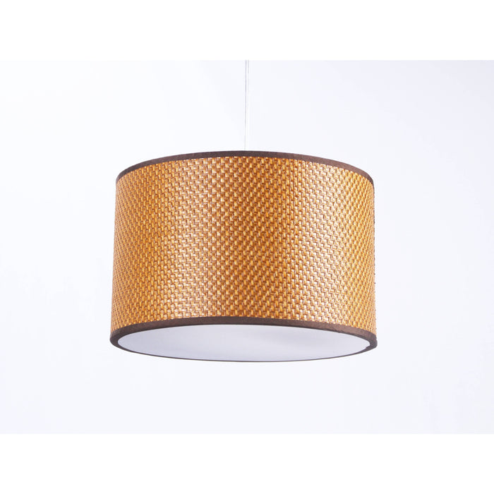 LAMP. COLGANTE NÍQUEL SATINADO 2L E27 60W