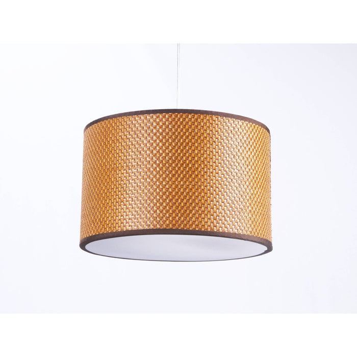 LAMP. COLGANTE NÍQUEL SATINADO 2L E27 60W