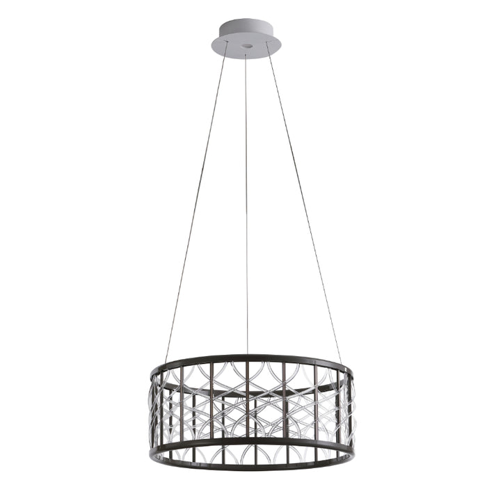 LAMP. LED COLGANTE GRIS 45W 100-240V 3000K