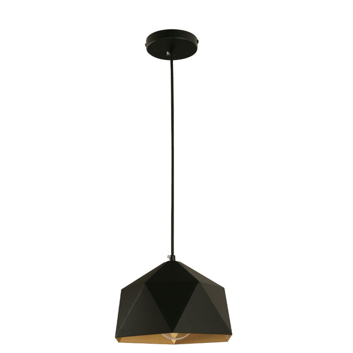 Lámpara Colgante Negro 1L E27 60W