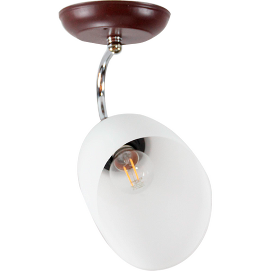 LAMP. PARED NEGRO 1L E27 5W I/B LED