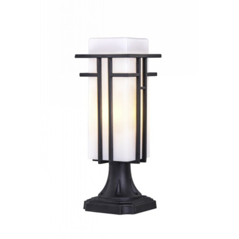 LAMP. EXT. DE POSTE NEGRO 1L 15W SOCKET E27