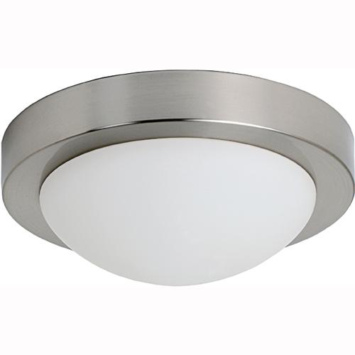 LAMP. TECHO NÍQUEL SATINADO 1L E27 60W